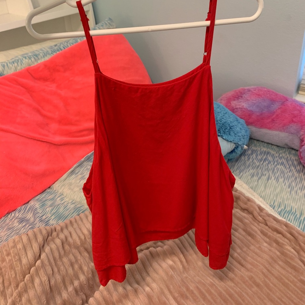 Red tank top!